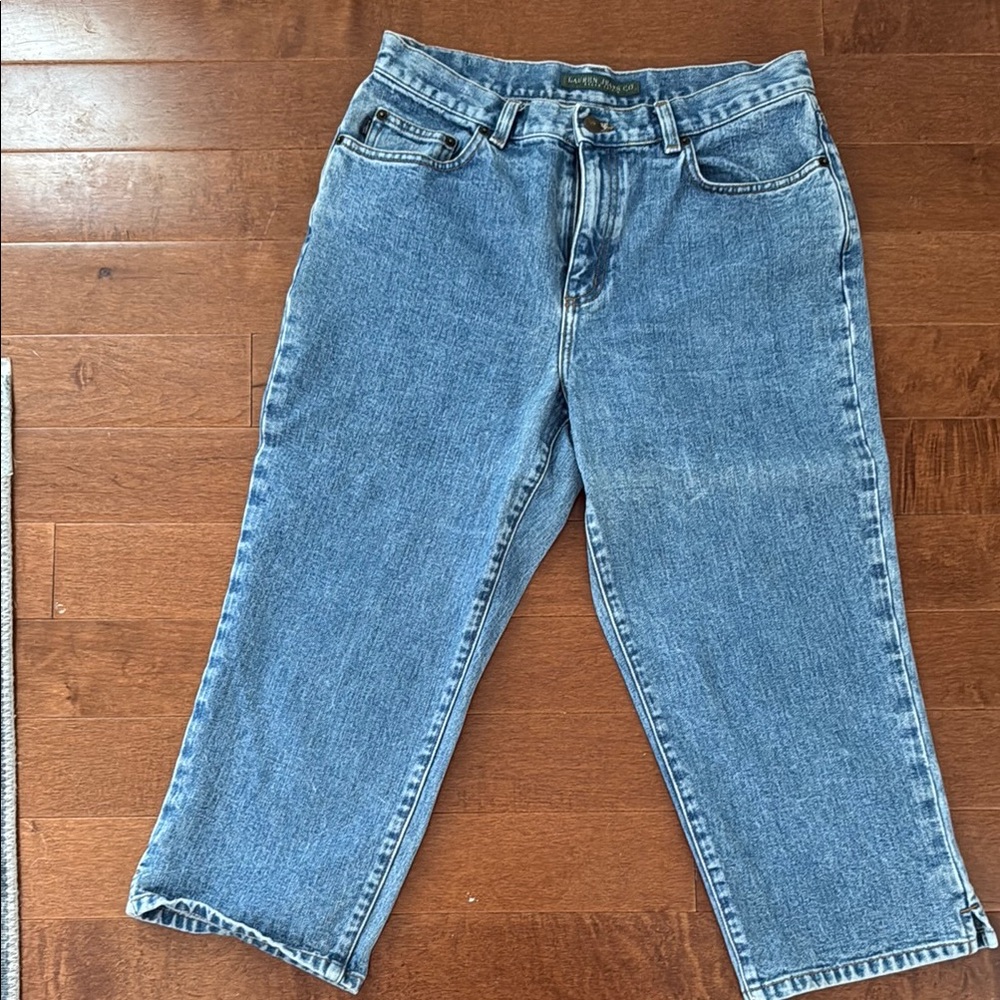 Ralph Lauren cropped jeans.